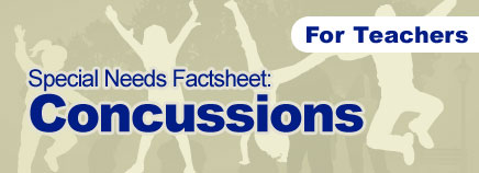 Concussions Factsheet (for Schools)