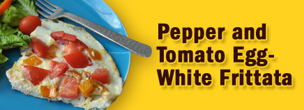 Pepper and Tomato Egg-White Frittata