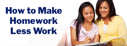 How to Make Homework Less Work