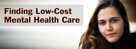 Finding Low-Cost Mental Health Care