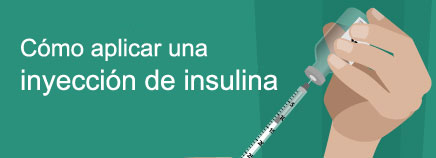 Cómo aplicar una inyección de insulina