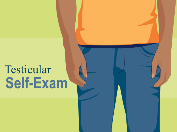 A testicular self-exam (TSE) is an easy way for guys to check their own testicles to make sure there aren't any unusual lumps or bumps � which can be the first sign of testicular cancer.Try to do a TSE every month so you become familiar with the size and shape of your testicles. This makes it easier to tell if something feels different or abnormal down there.